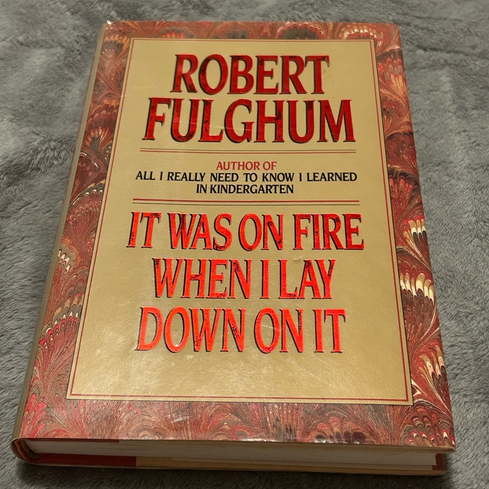 📚BOOK SALE 5 for $20📚 It Was On Fire When I Lay Down On It, 1st Edition, HC
